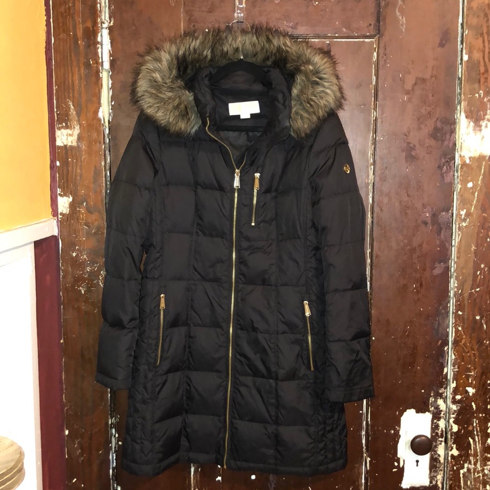 Micheal Kors Jacket with removable fur hood